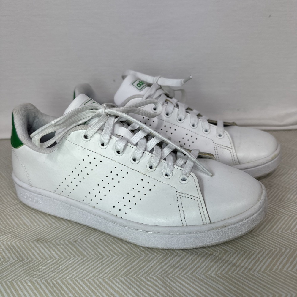 Adidas Cloudfoam Running  Sneaker Women's 8.5 Shoes HWI 28Y001 White & Green‎